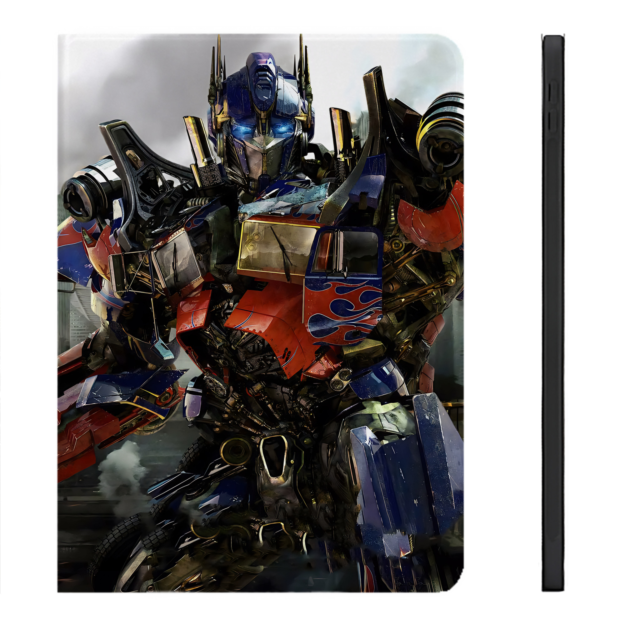 （画像用） Transformers トランスフォーマー IPadケース ペンホルダー付き ブックスタイルデザイン